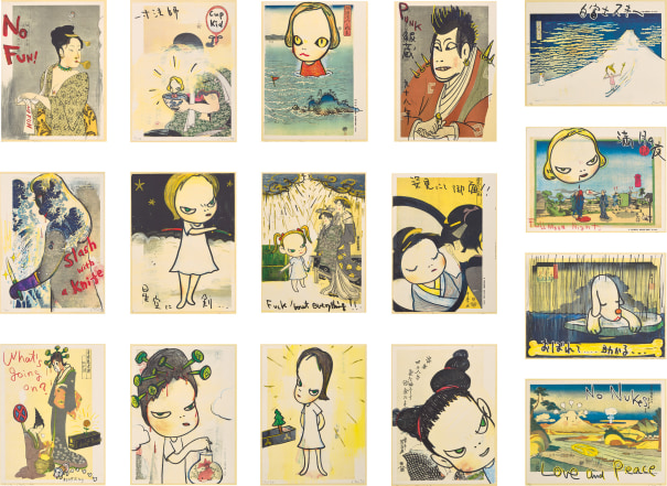 Yoshitomo Nara - In the Floating World (set of 16 works)