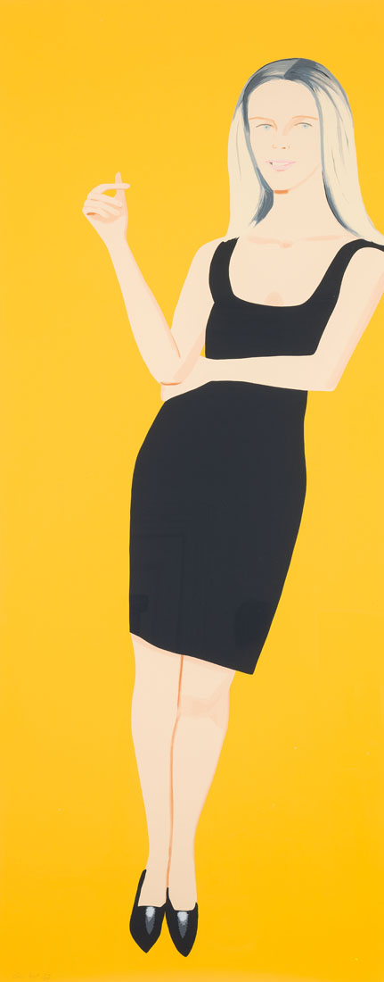Alex Katz - Yvonne (from Black Dress)