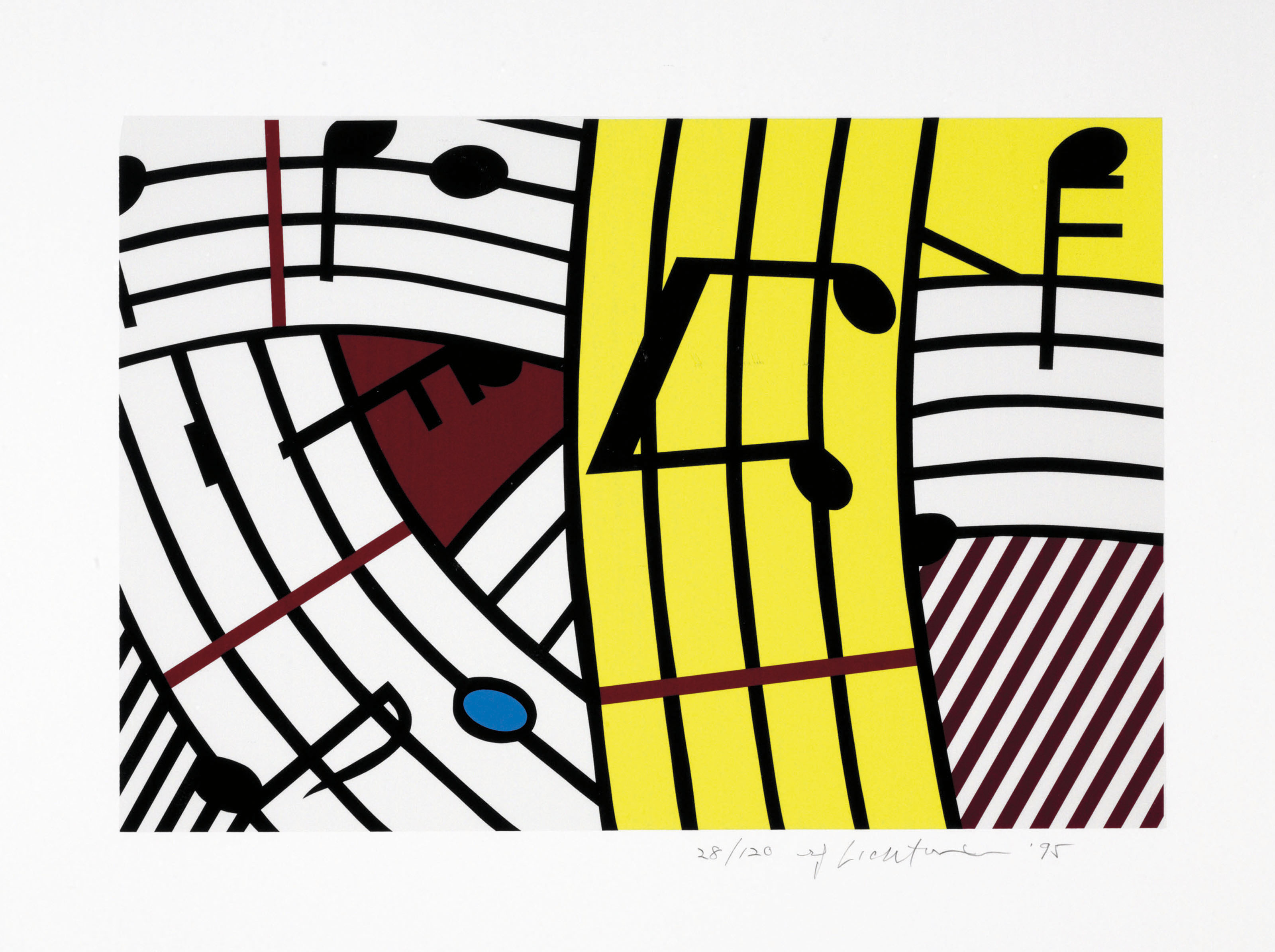 Roy Lichtenstein - Composition IV