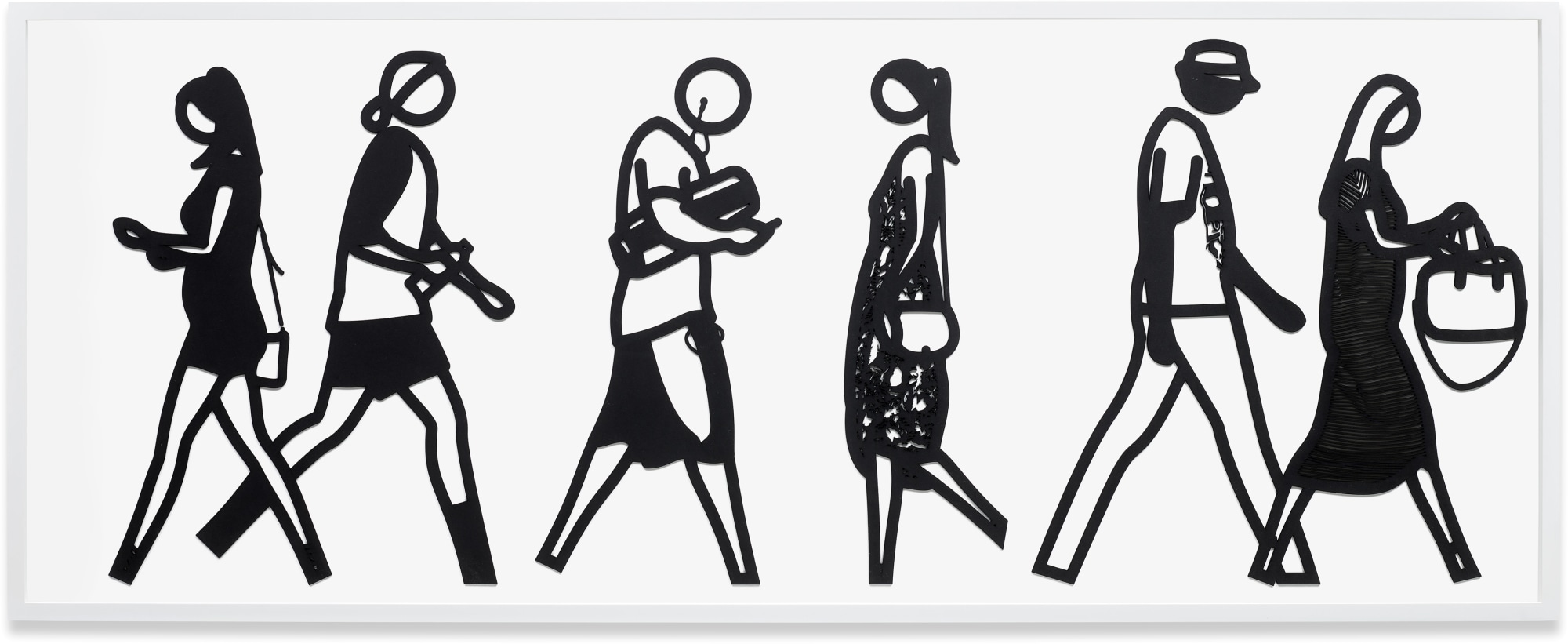 Julian Opie - Walking in Melbourne 4, from Walking in Melbourne