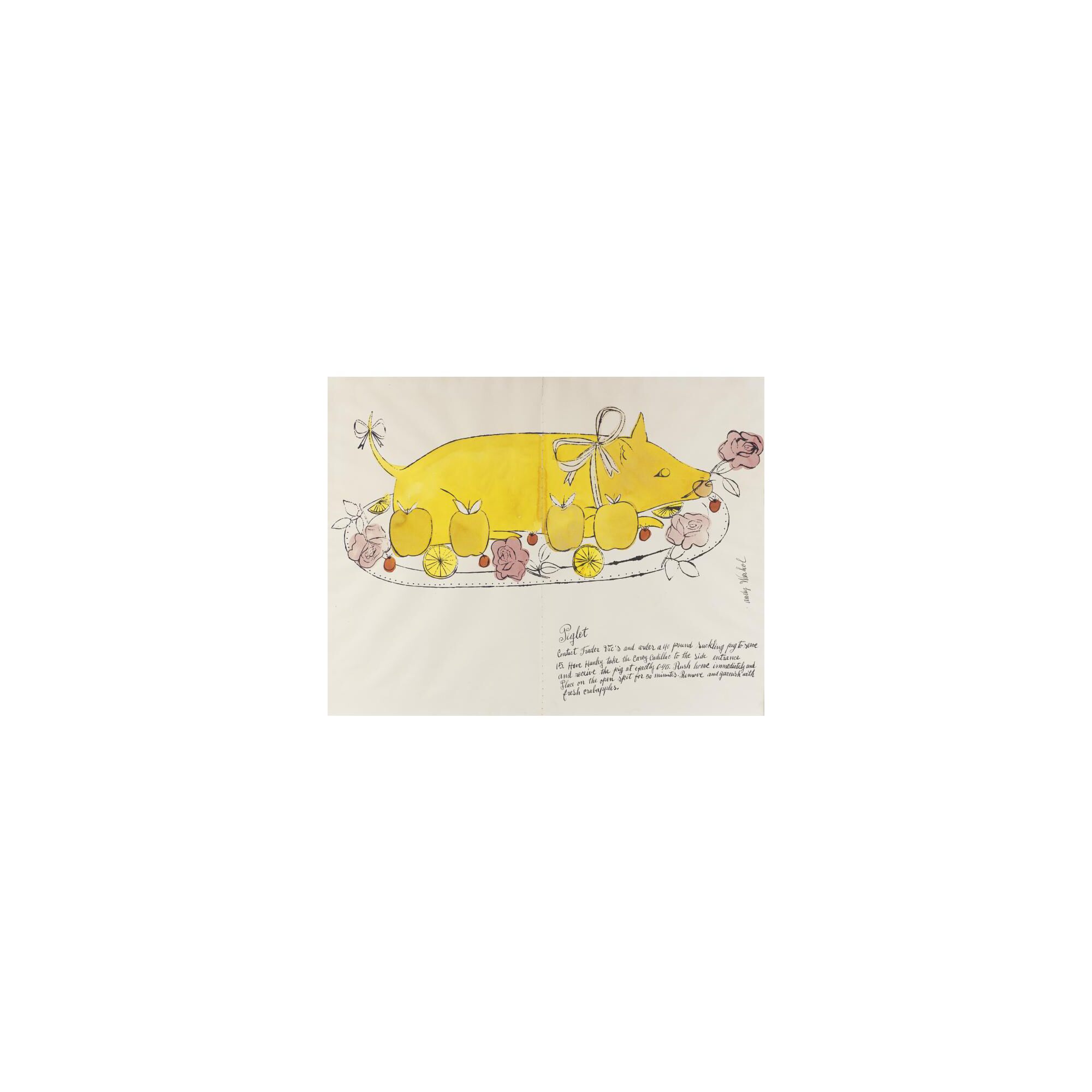 Andy Warhol - Piglet (from Wild Raspberries)
