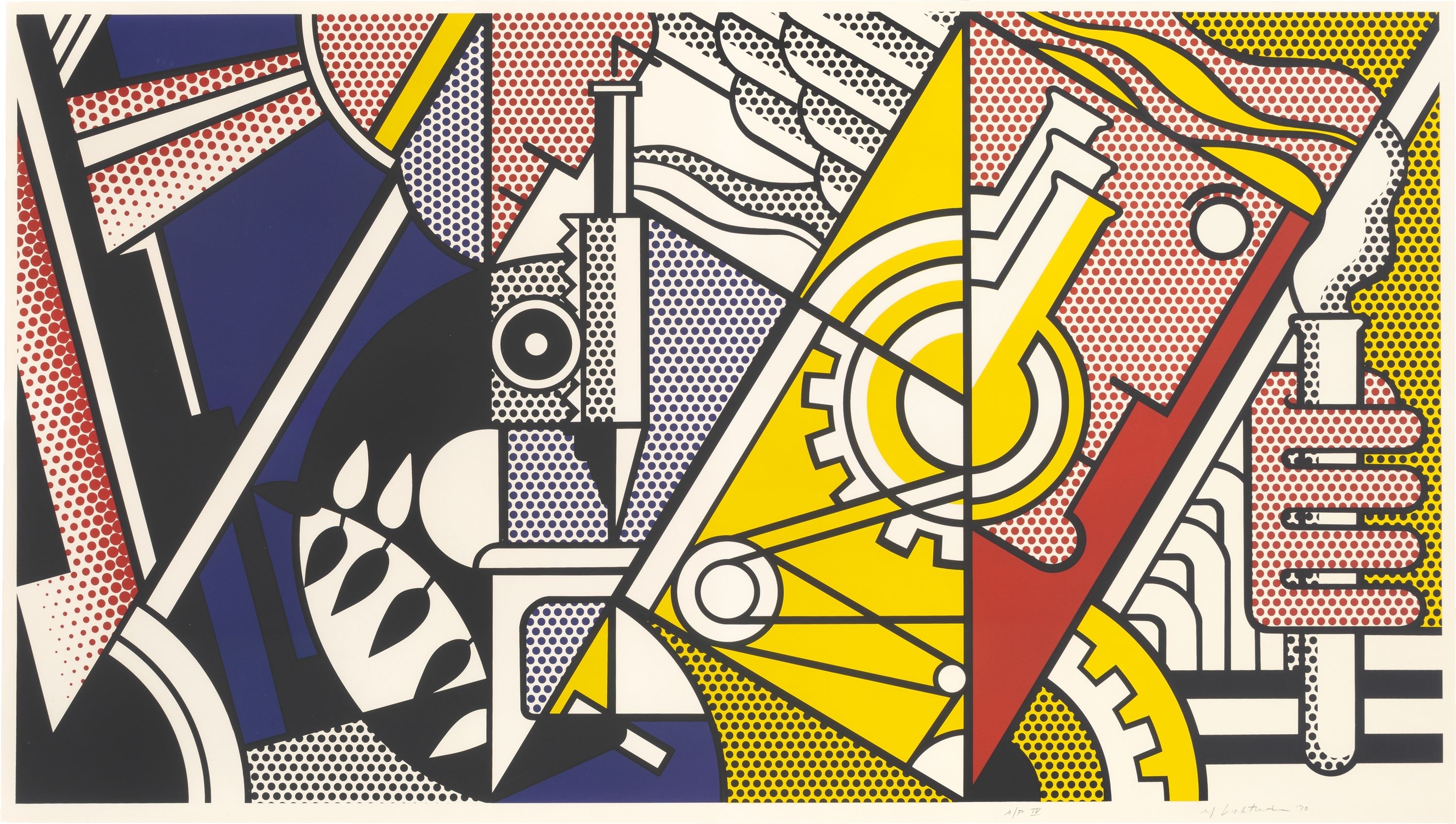 Roy Lichtenstein - Peace Through Chemistry II