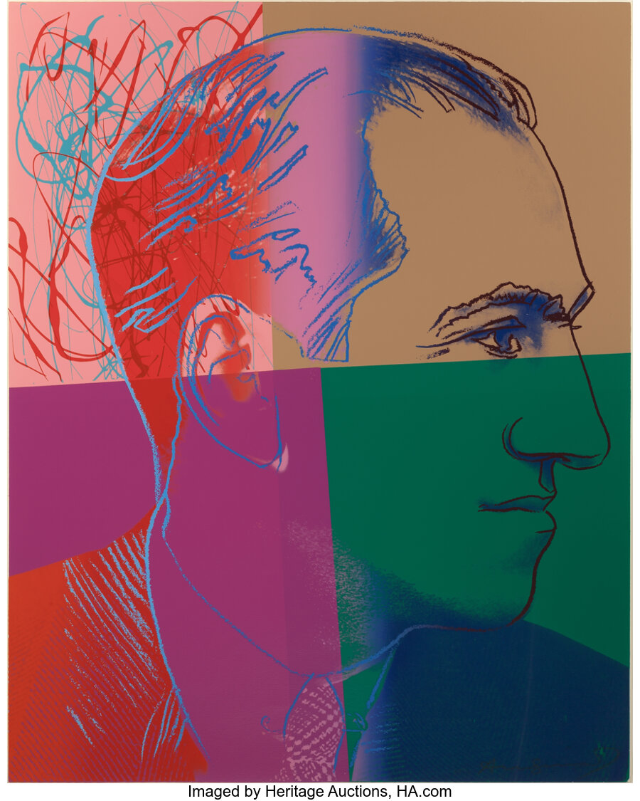 Andy Warhol - George Gershwin (from the Ten Portraits of Jews of the Twentieth Century series)