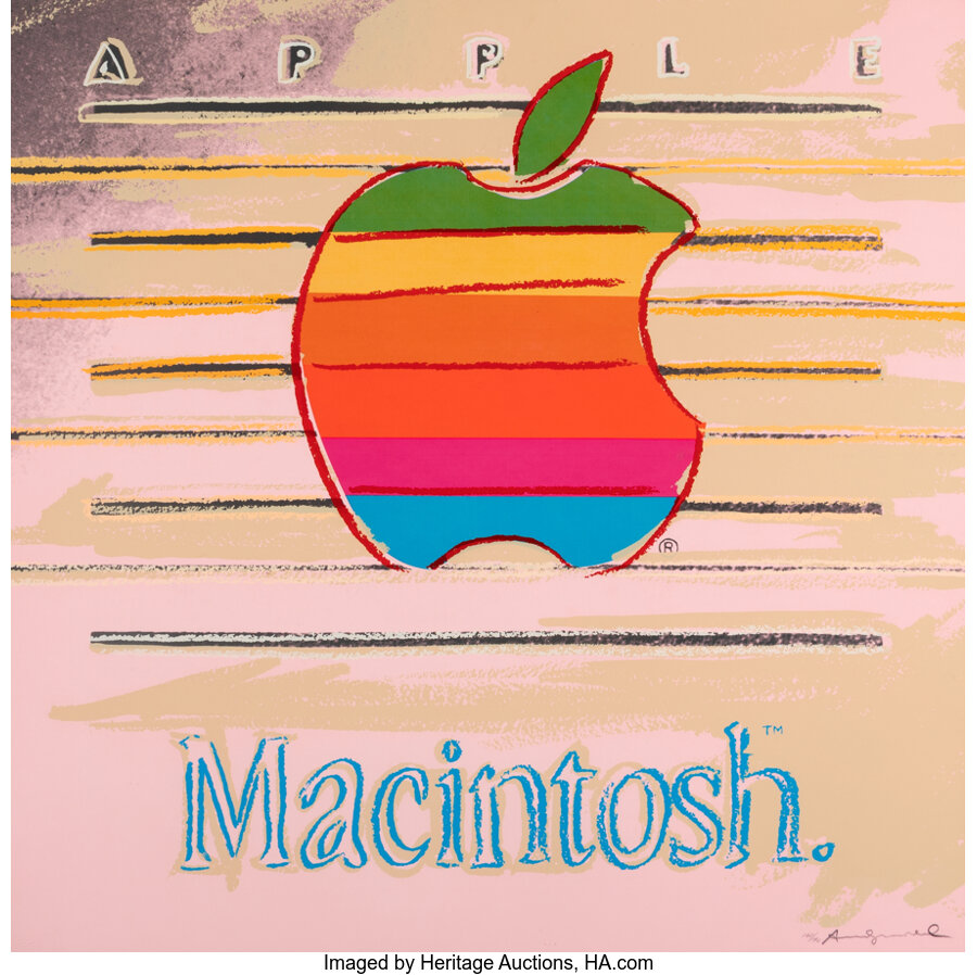Andy Warhol - Apple, from Ads