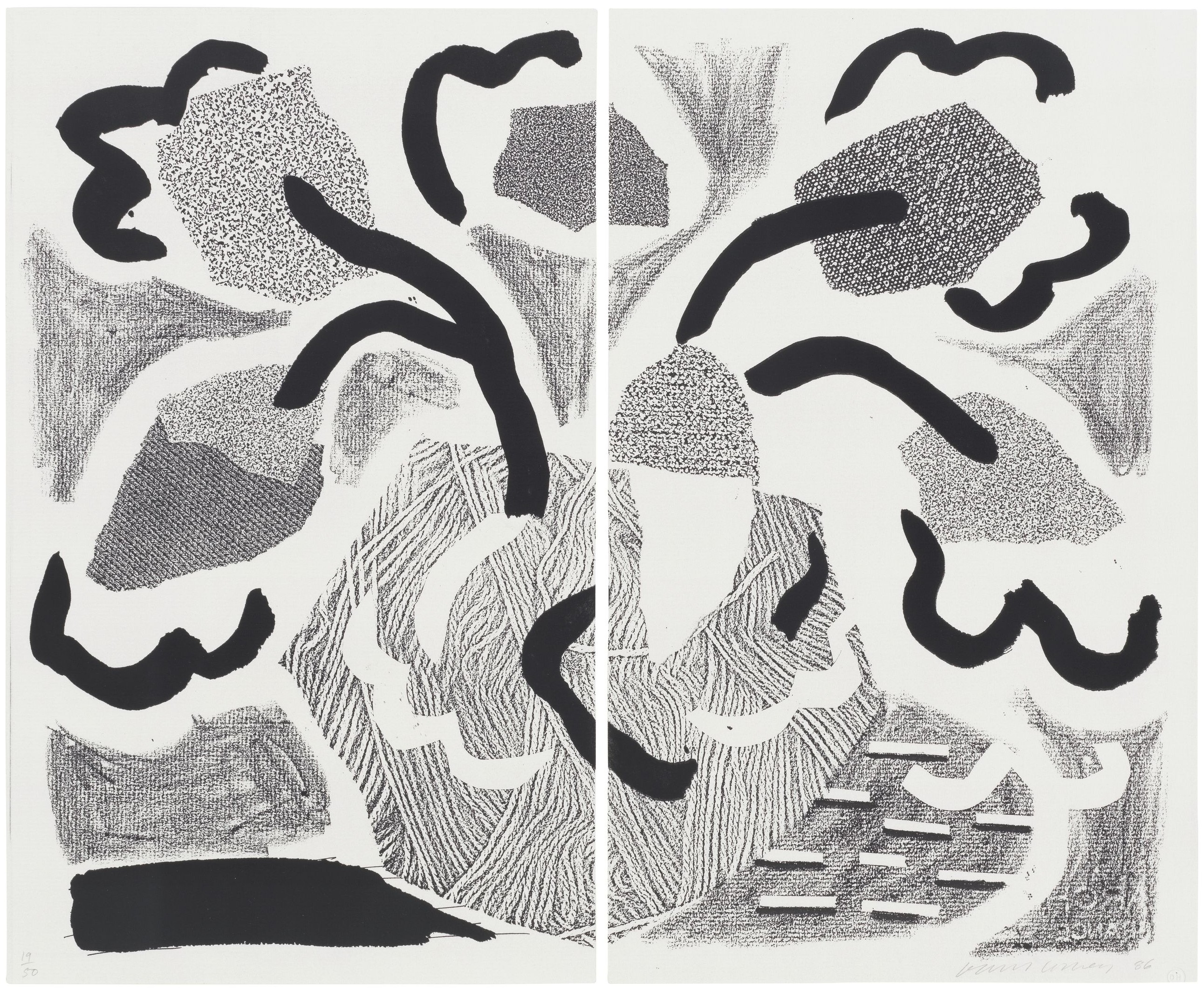 David Hockney - Grey Blooms (M.C.A. Tokyo 305)