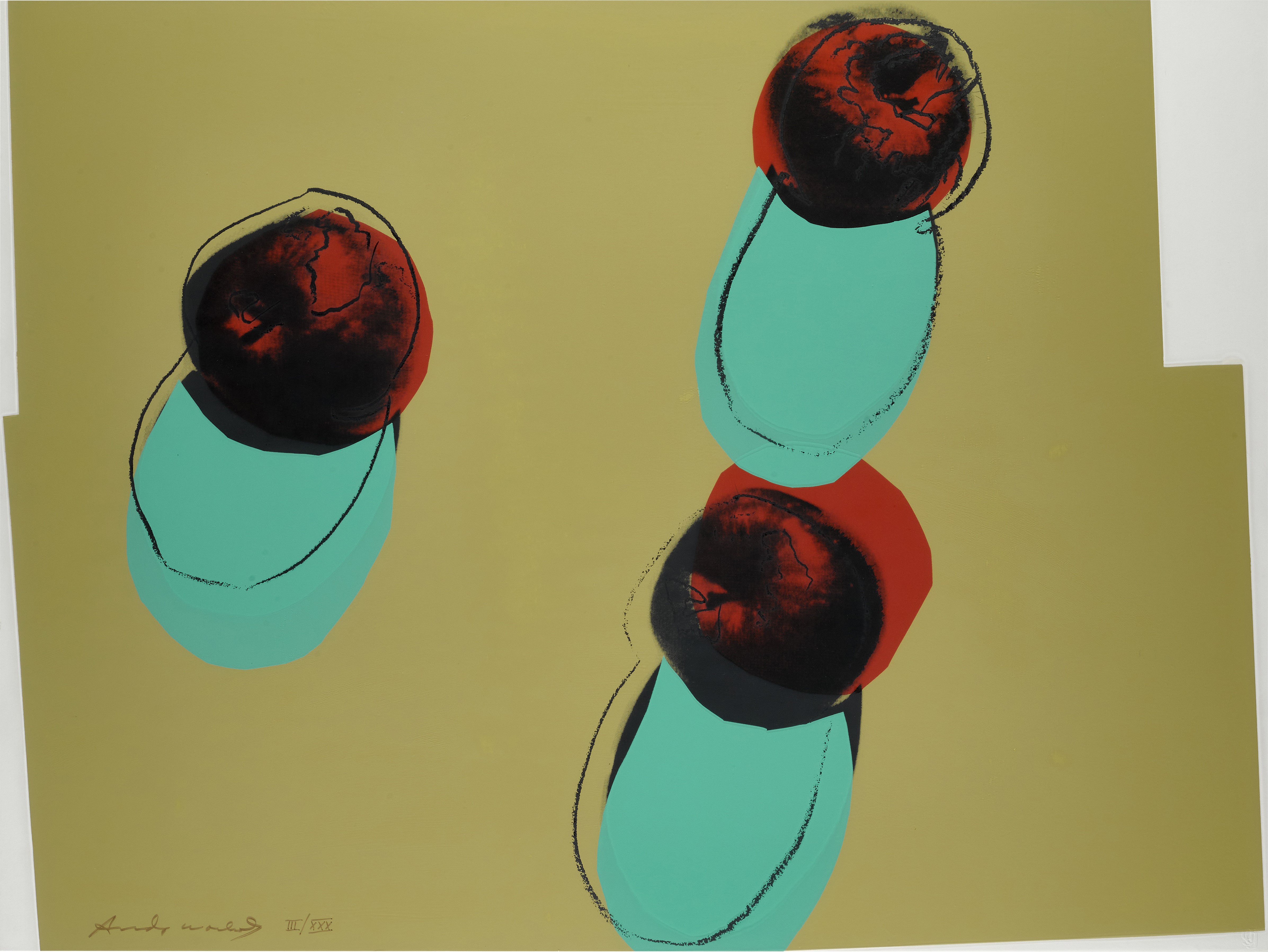 Andy Warhol - Apples, from Space Fruit: Still Lifes (F. & S. II.200)