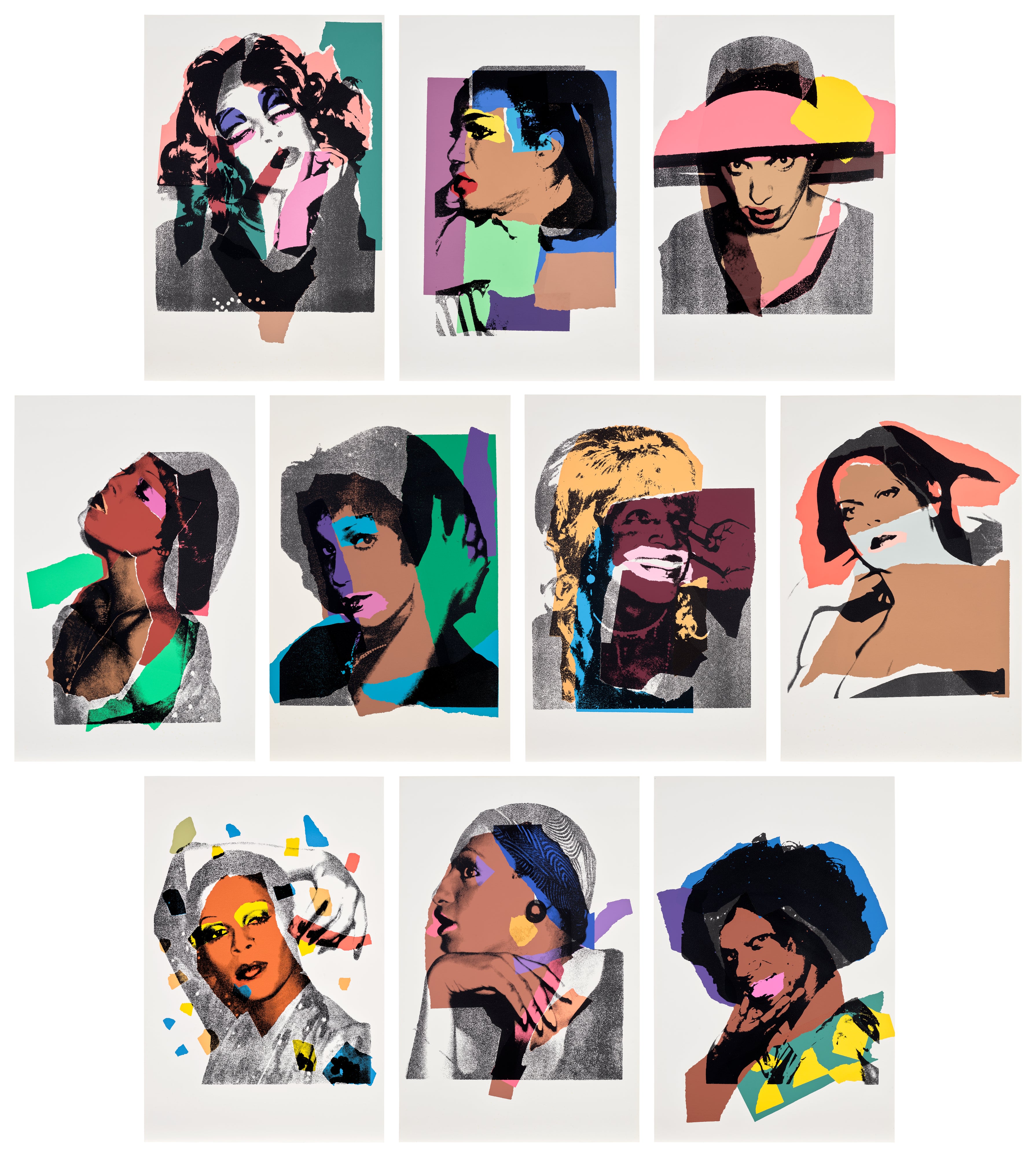Andy Warhol - Ladies and Gentlemen (F. & S. 128-137)
