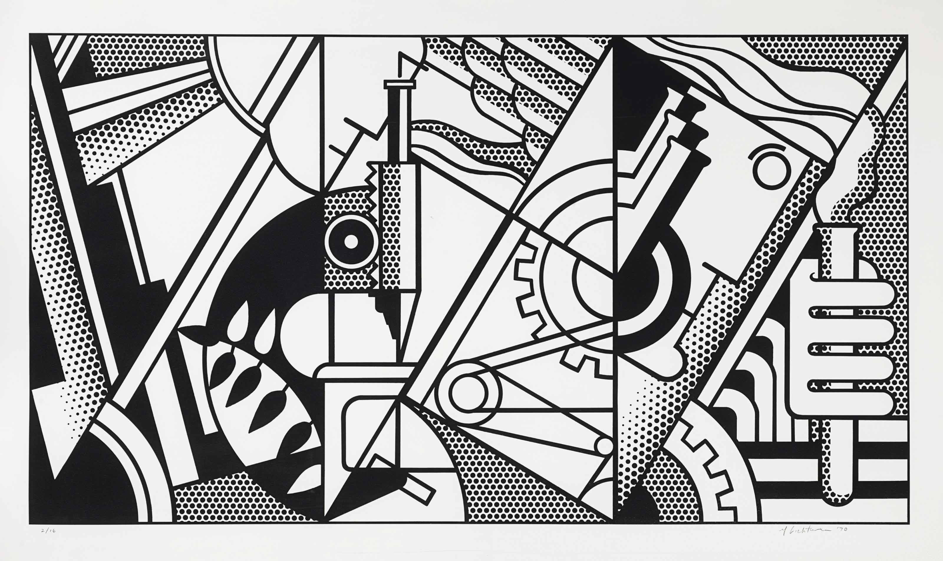 Roy Lichtenstein - Peace Through Chemistry III, from Peace Through Chemistry Series