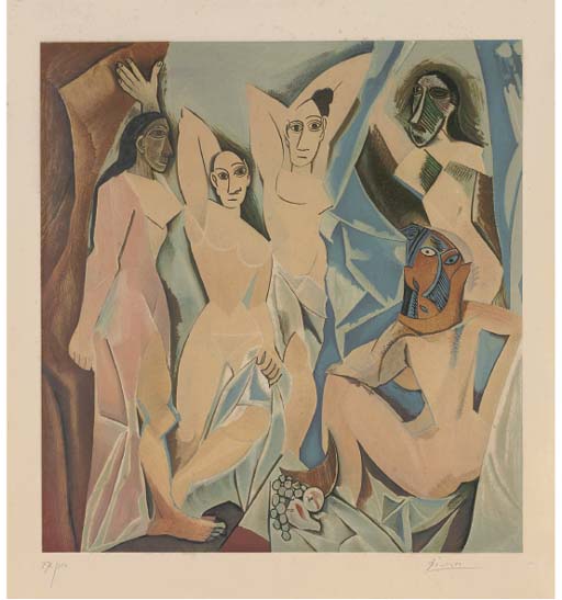 Pablo Picasso - Les Demoiselles d'Avignon