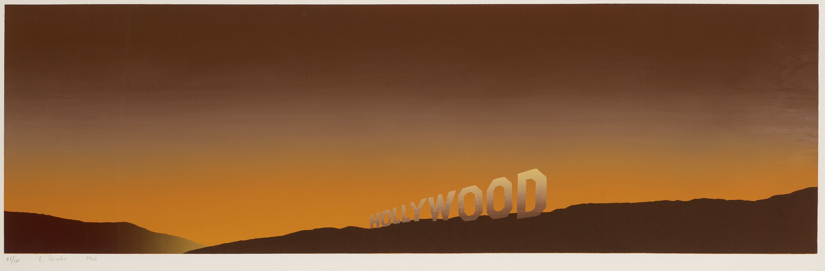Ed Ruscha - Hollywood