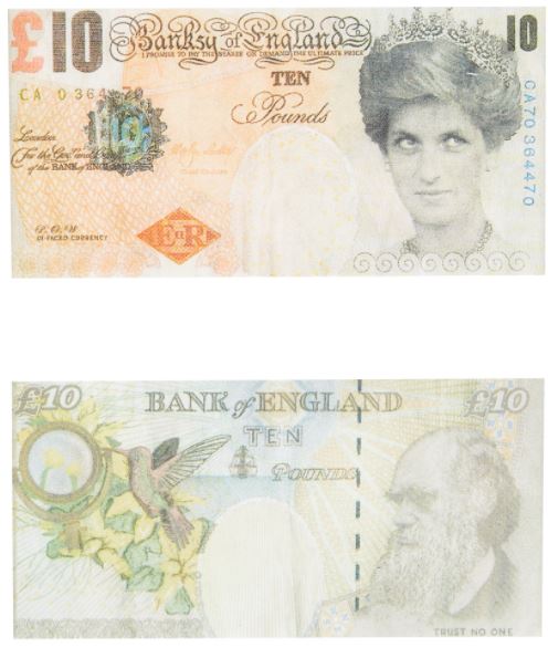 Banksy - TWO DI-FACED TENNERS