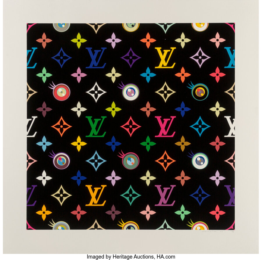 Takashi Murakami - Louis Vuitton Eye Love Superflat (Black)