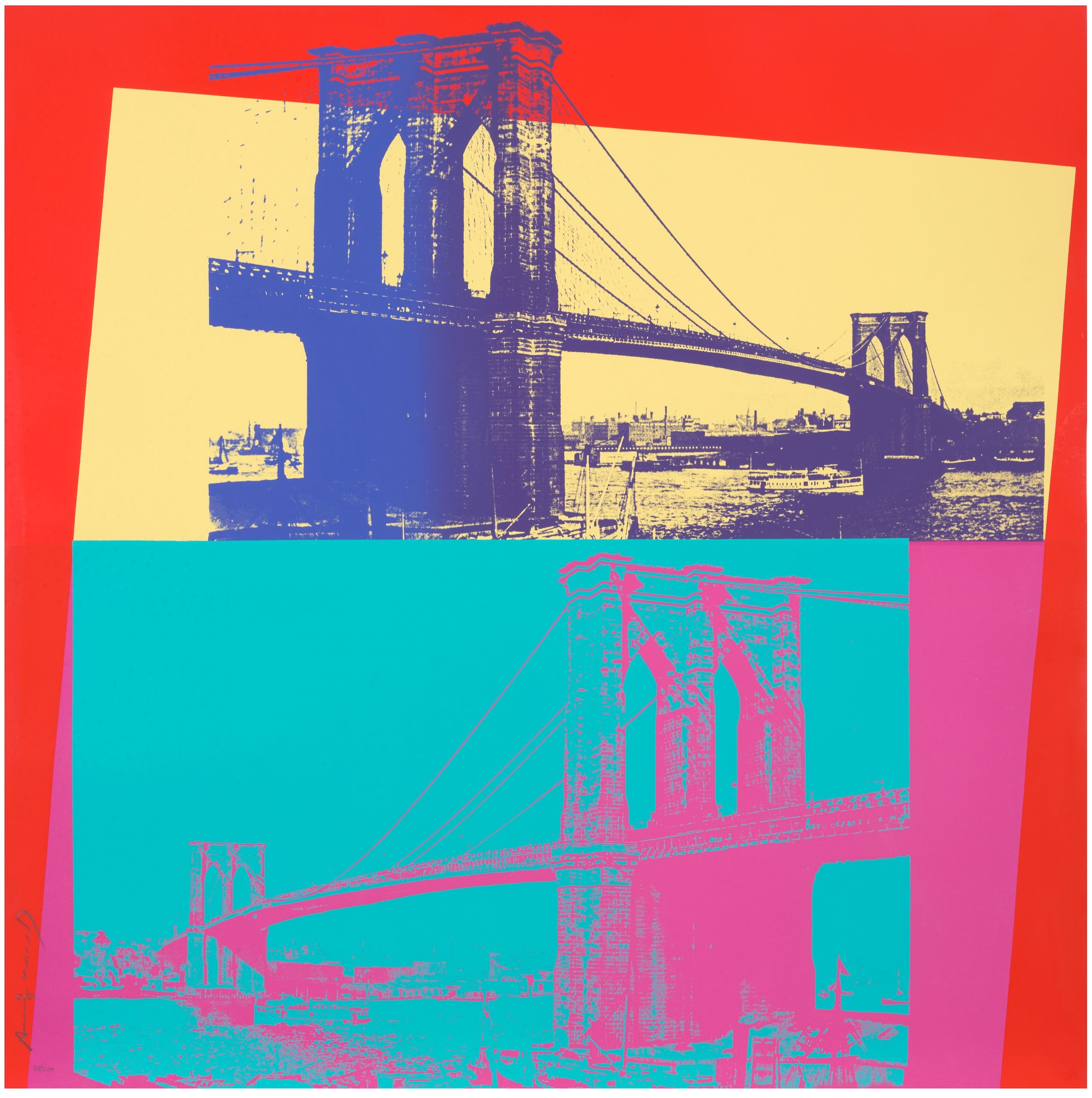 Andy Warhol - Brooklyn Bridge (Feldman & Schellman II.290), 1983