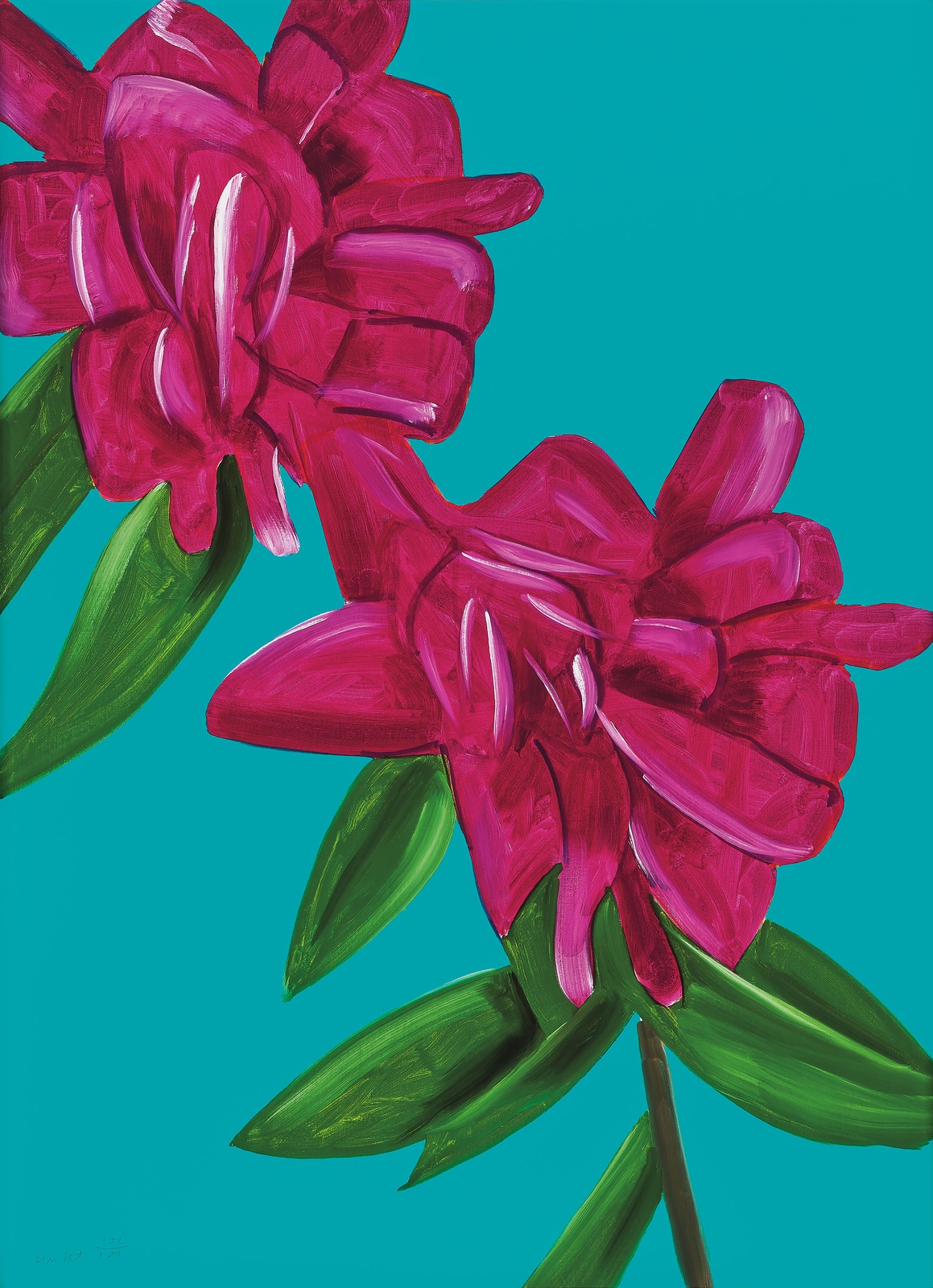 Alex Katz - Peonies