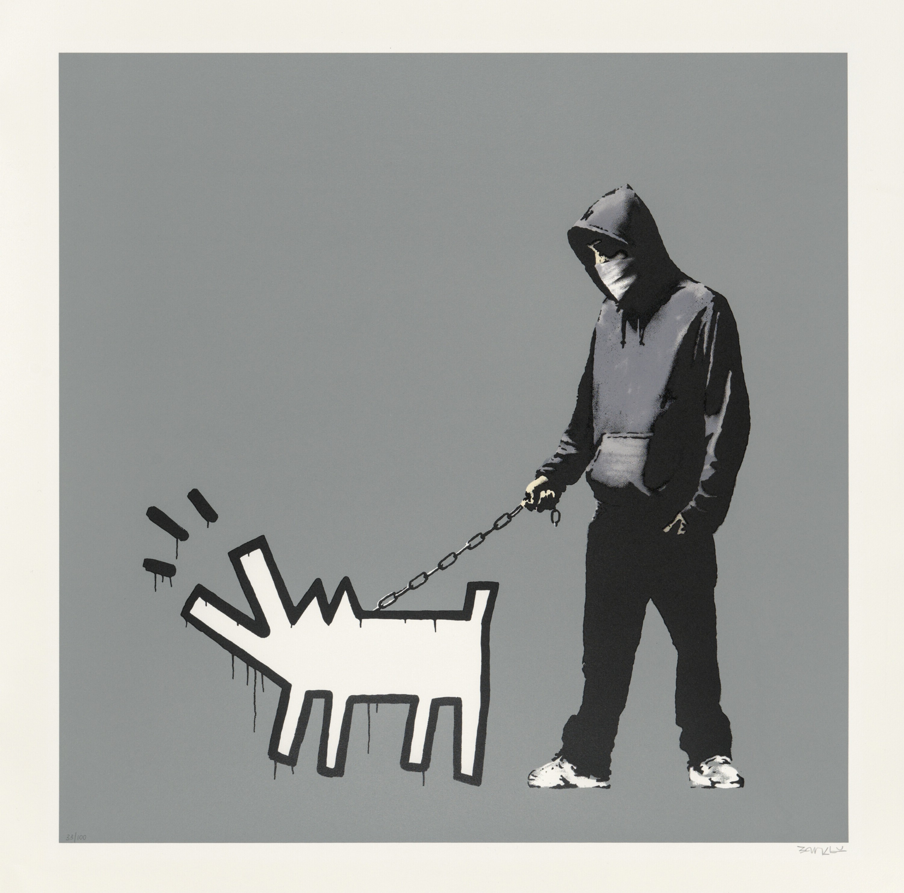 Banksy - Choose your Weapon (Cool Grey)