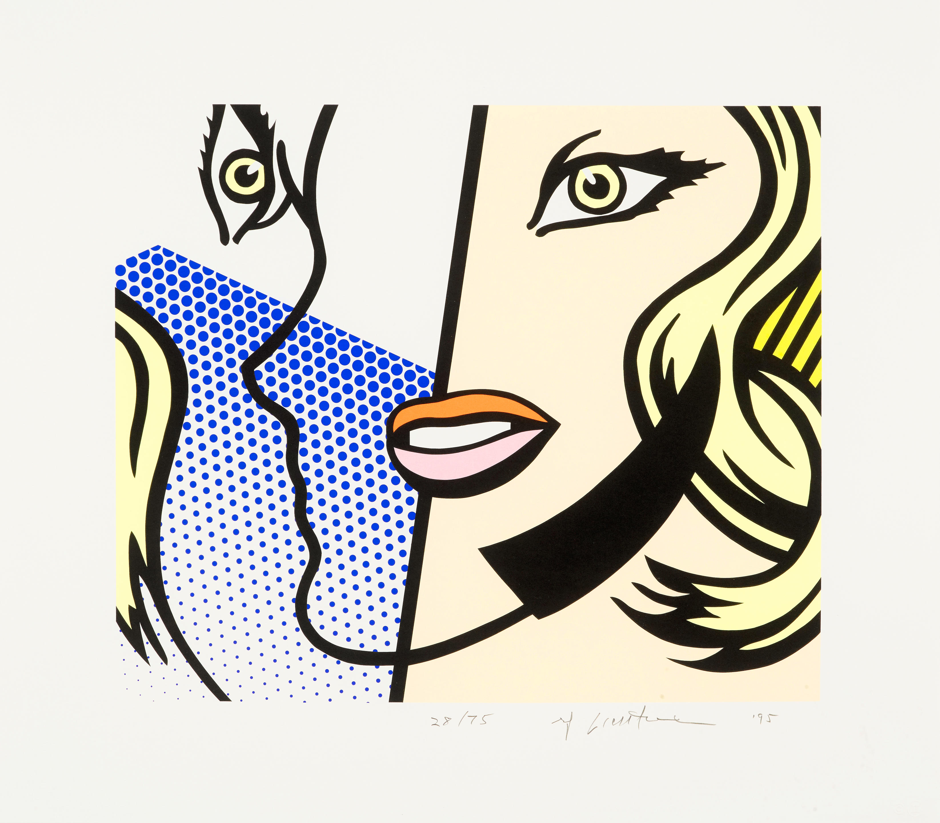 Roy Lichtenstein - Untitled Head