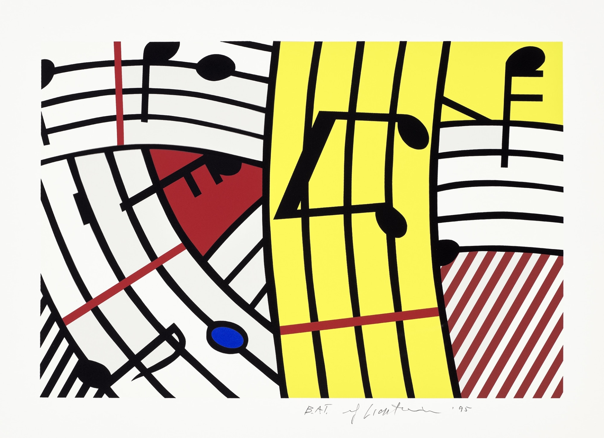 Roy Lichtenstein - Composition IV (C. 293)
