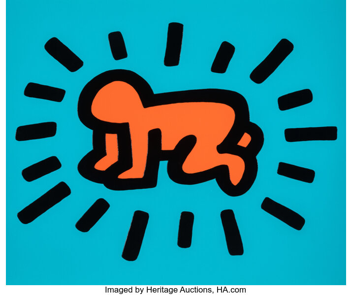 Keith Haring - Radiant Baby, from Icons