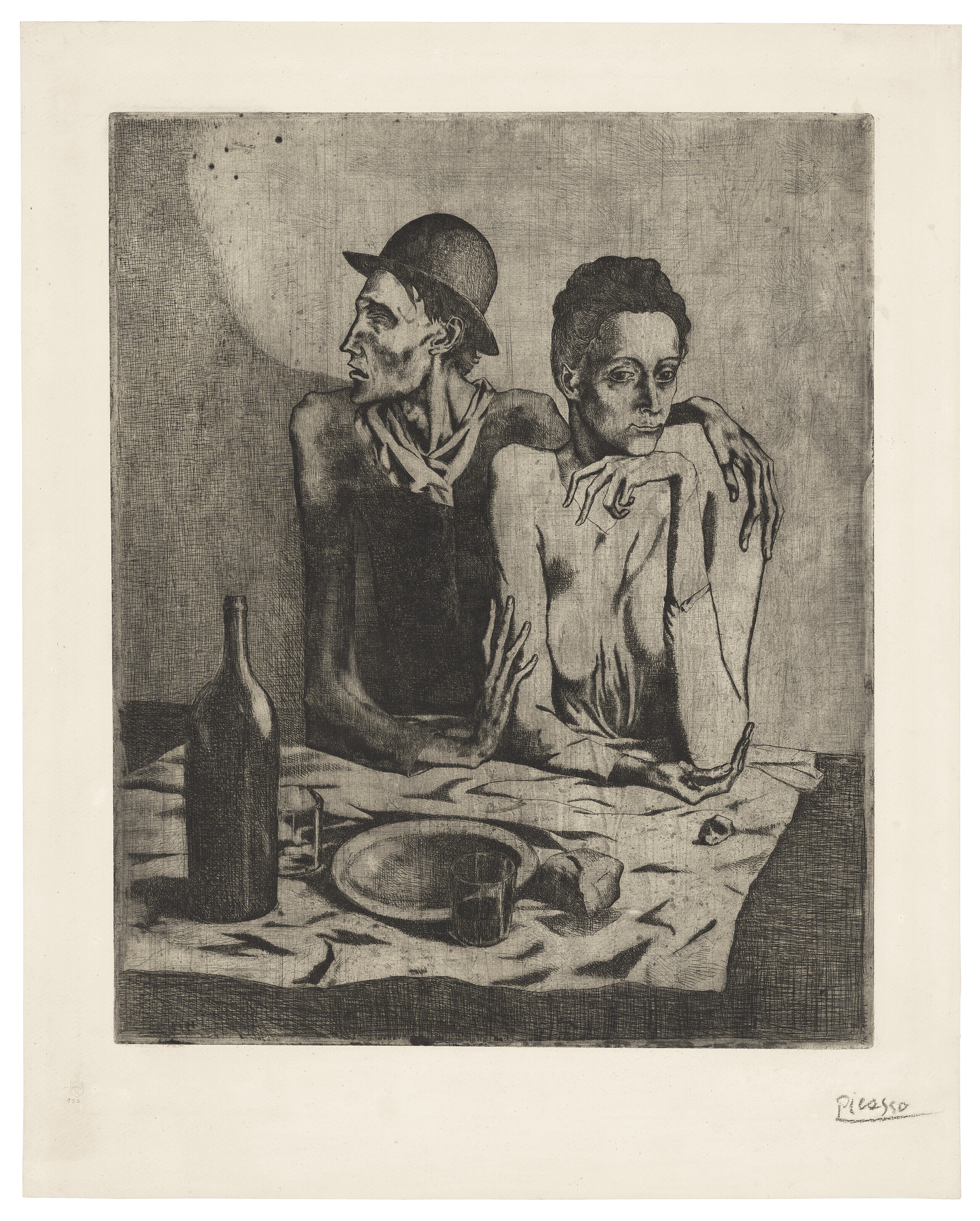 Pablo Picasso - Le repas frugal