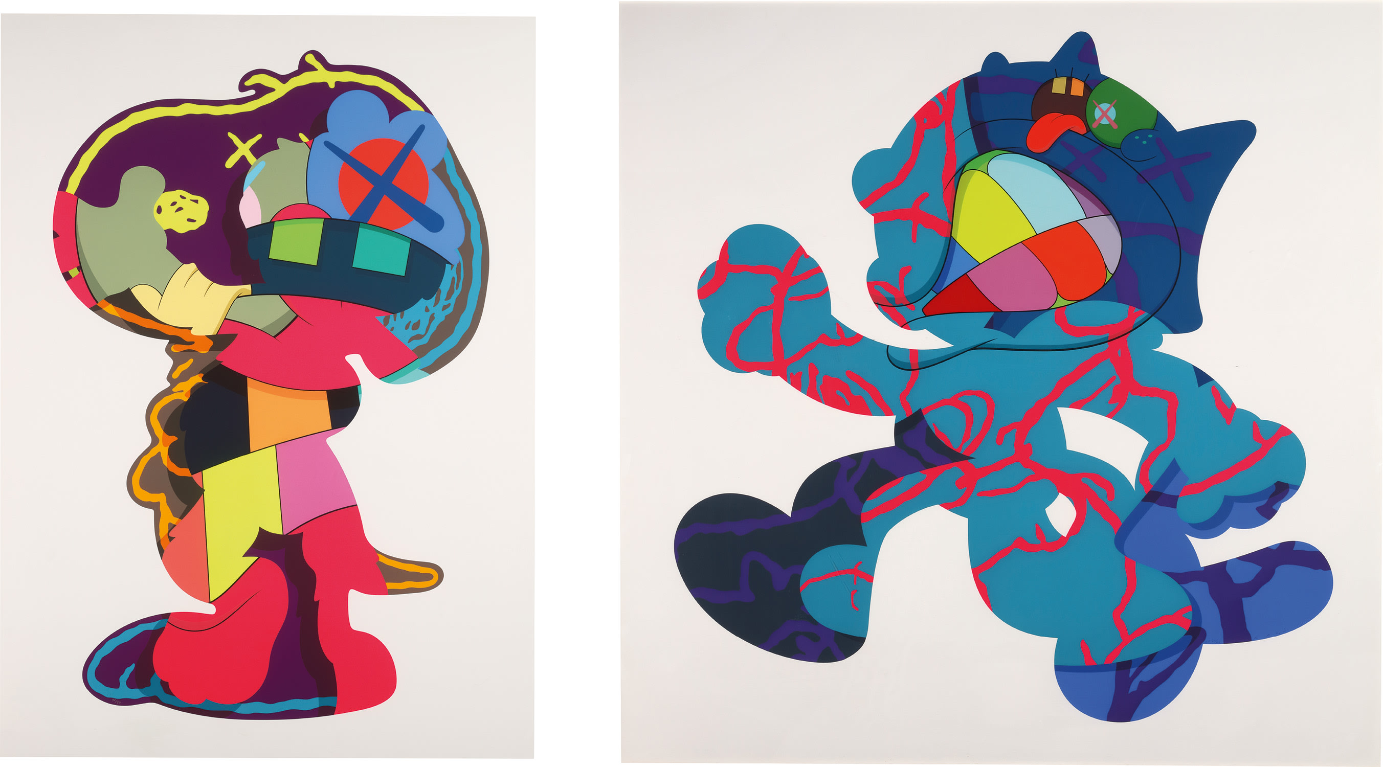 KAWS - Two works: (i) ISOLATION TOWER; (ii) ANKLE BRACELET