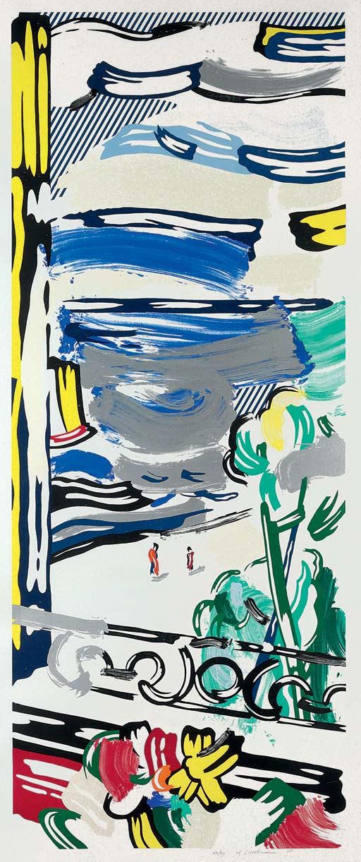 Roy Lichtenstein - View from the Window , from Landscape Series (C. 215)