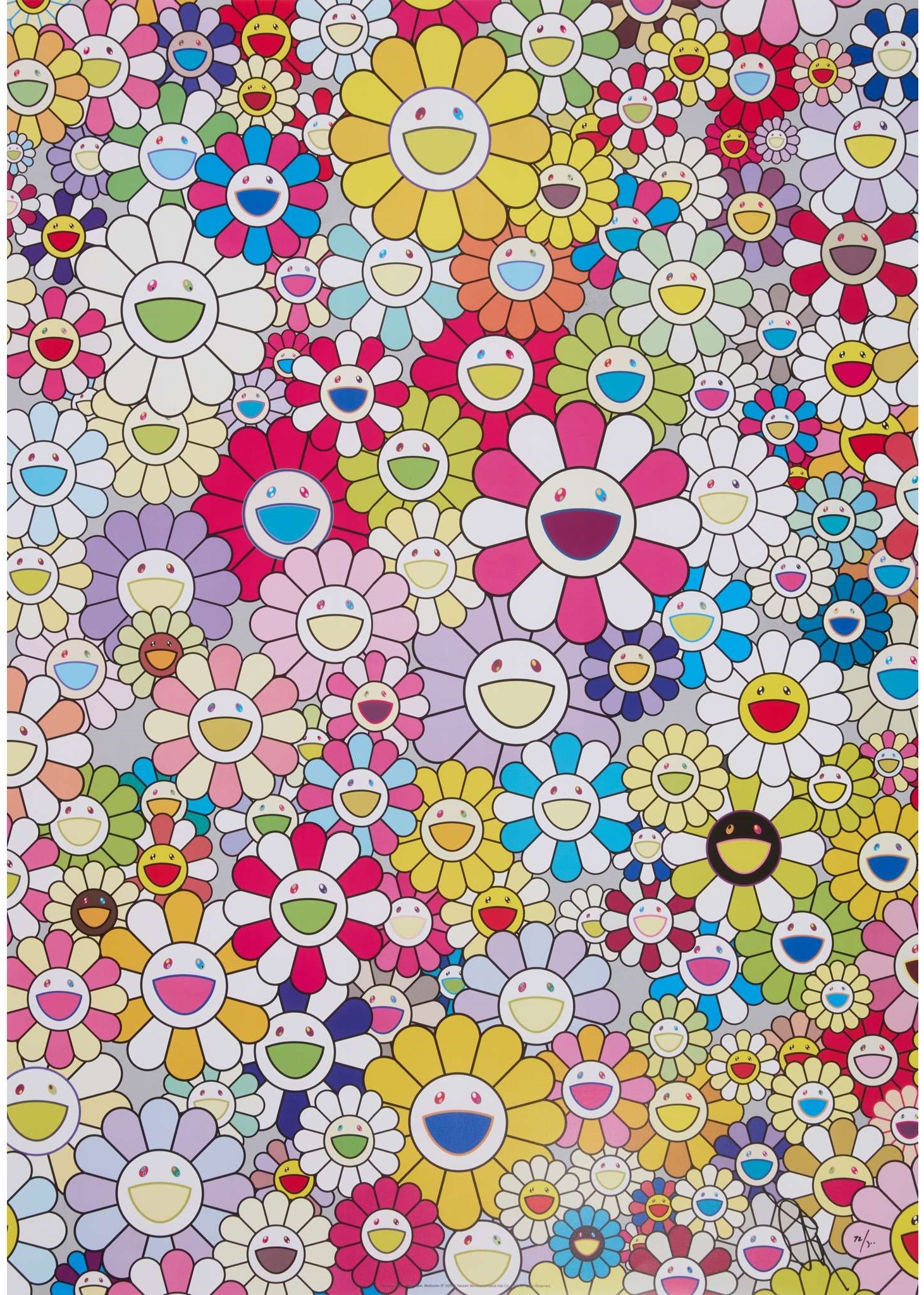 Takashi Murakami - AN HOMAGE TO YVES KLEIN, MULTICOLOUR B