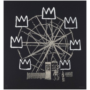 Banksy - Banksquiat (Black)
