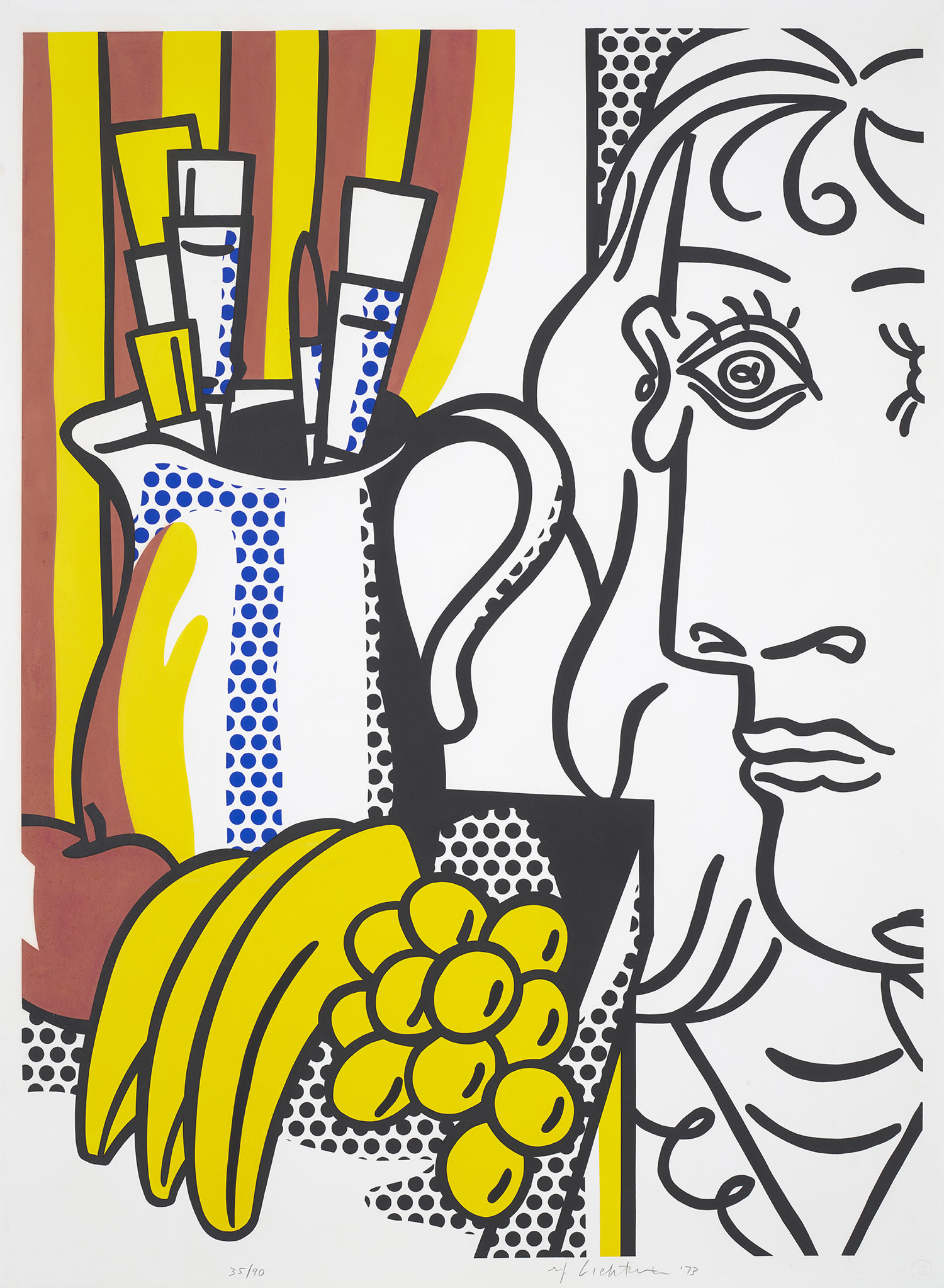 Roy Lichtenstein - Still Life with Picasso, from Hommage à Picasso (C. 127)