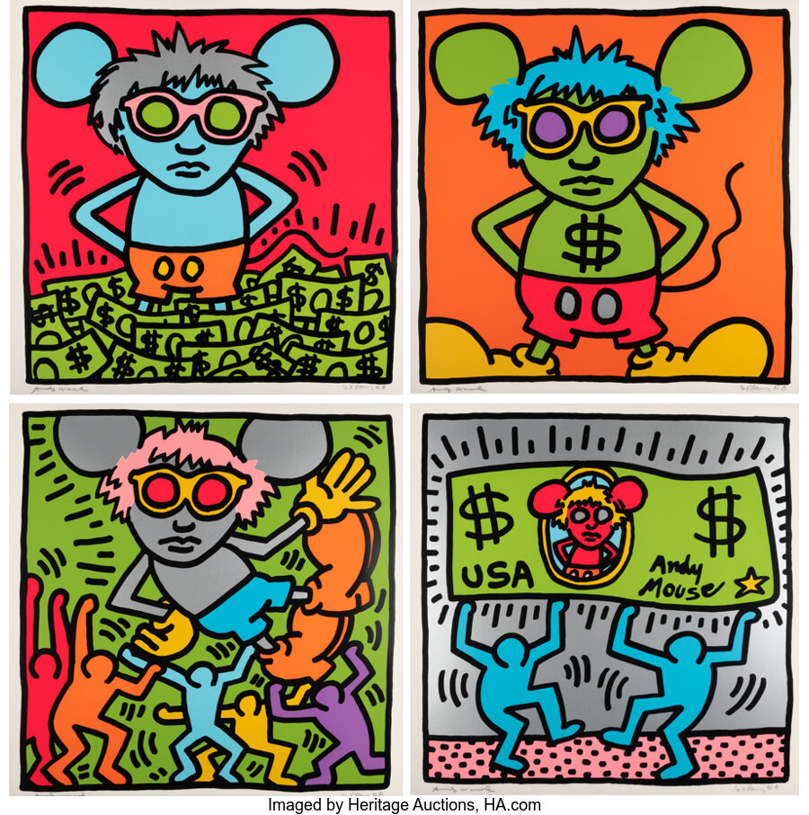 Keith Haring - Andy Mouse