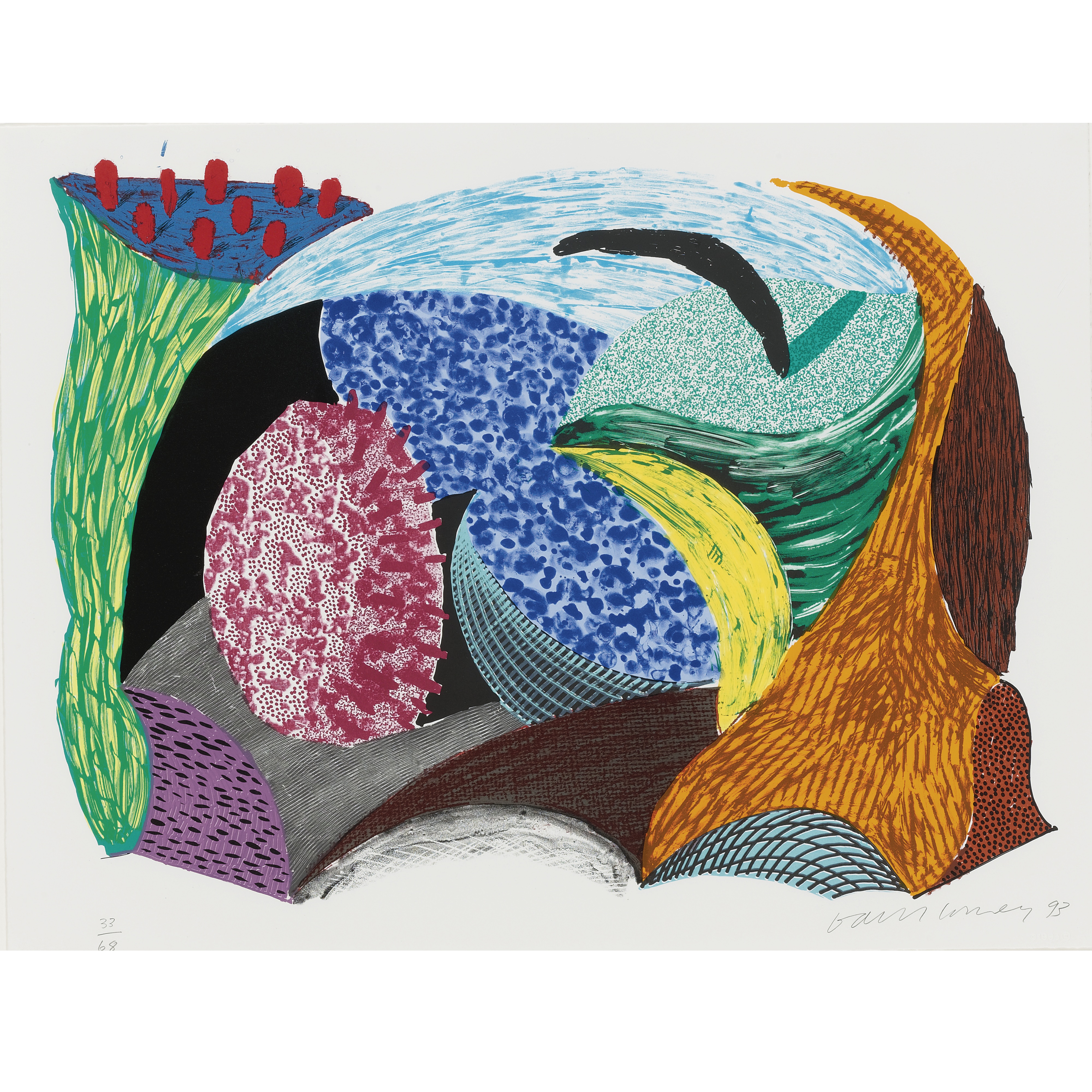 David Hockney - Blue Hang Cliff