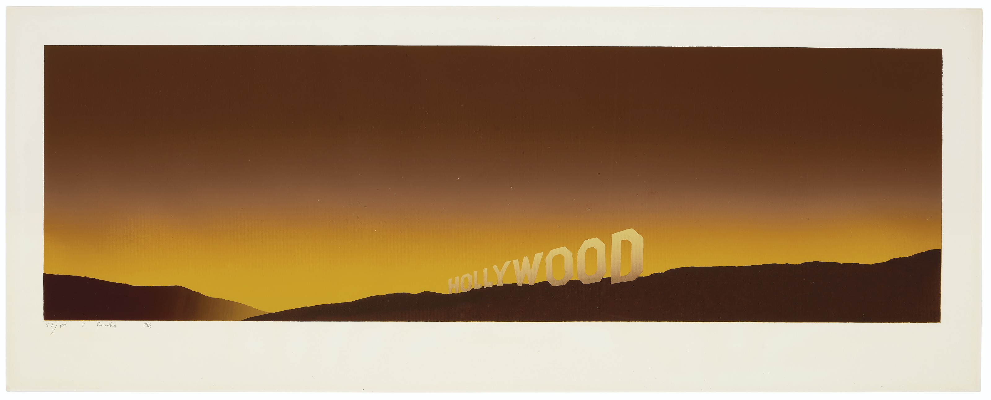 Ed Ruscha - Hollywood