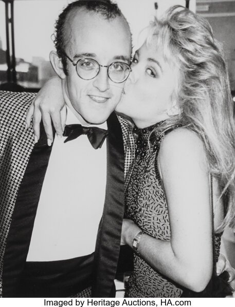 Andy Warhol - Keith Haring and Cornelia Guest