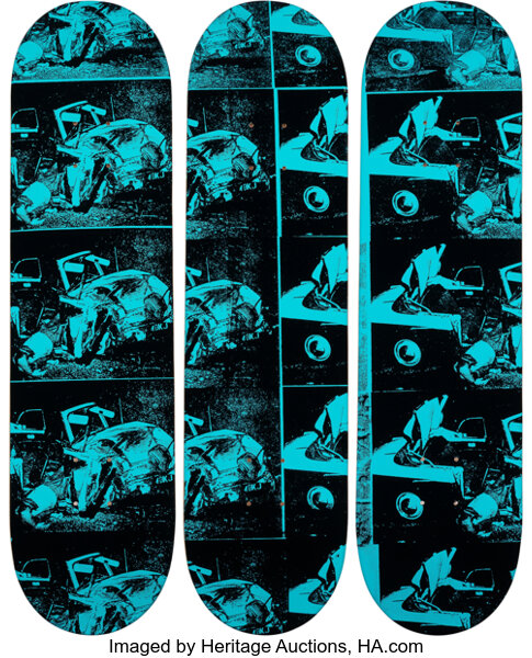 Andy Warhol - The Car Crash (triptych)