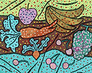 Yayoi Kusama - Standing in the visionary field (Kusama 2)