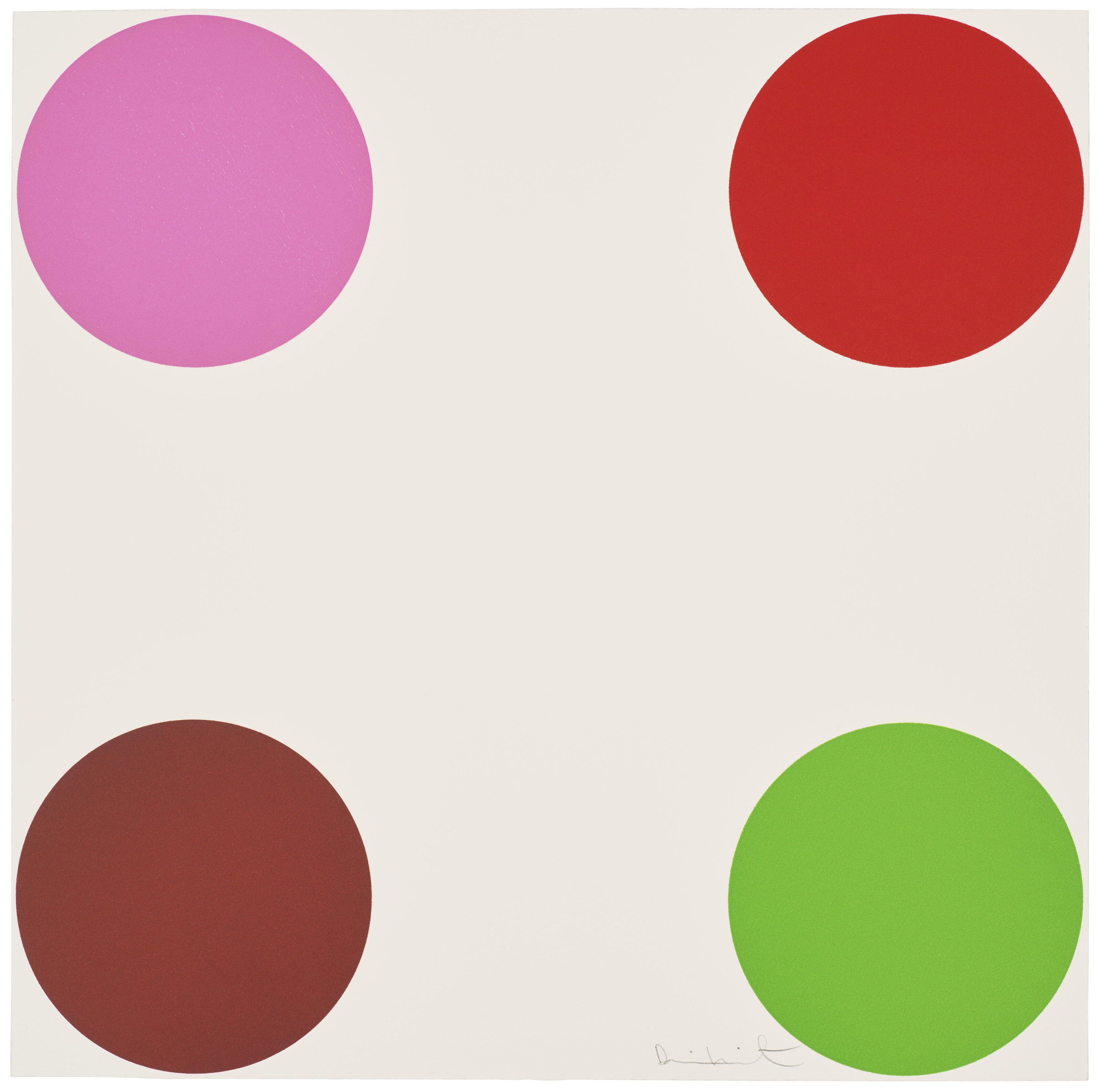 Damien Hirst - Curare, from: 40 Woodcut Spots
