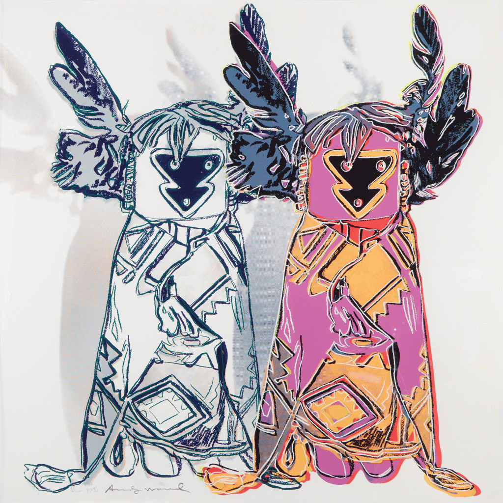 Andy Warhol - Kachina Dolls, from Cowboys and Indians