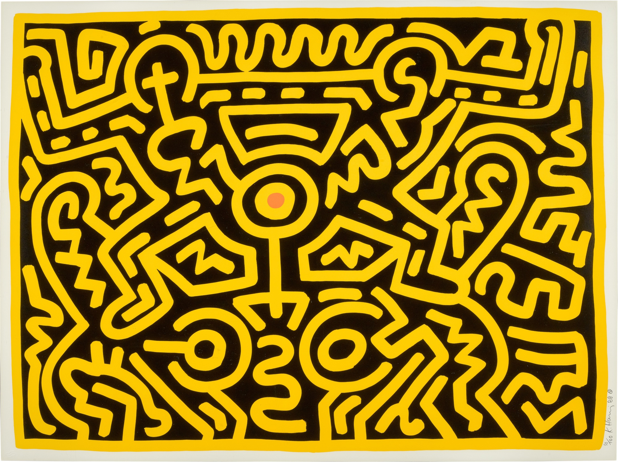 Keith Haring - Untitled, from Growing (L. p. 91)