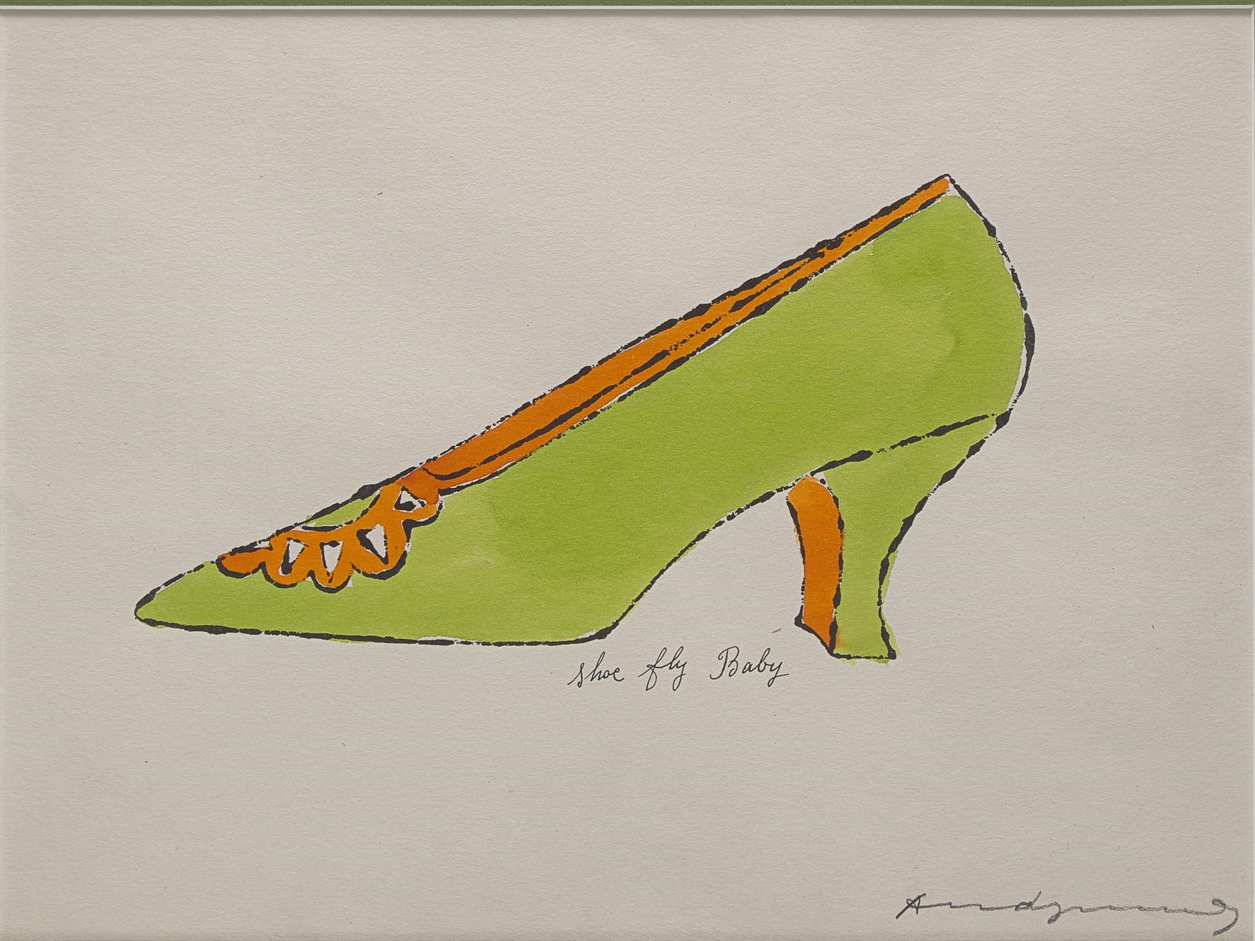 Andy Warhol - Shoe Fly Baby from A La Recherche du Shoe Perdu