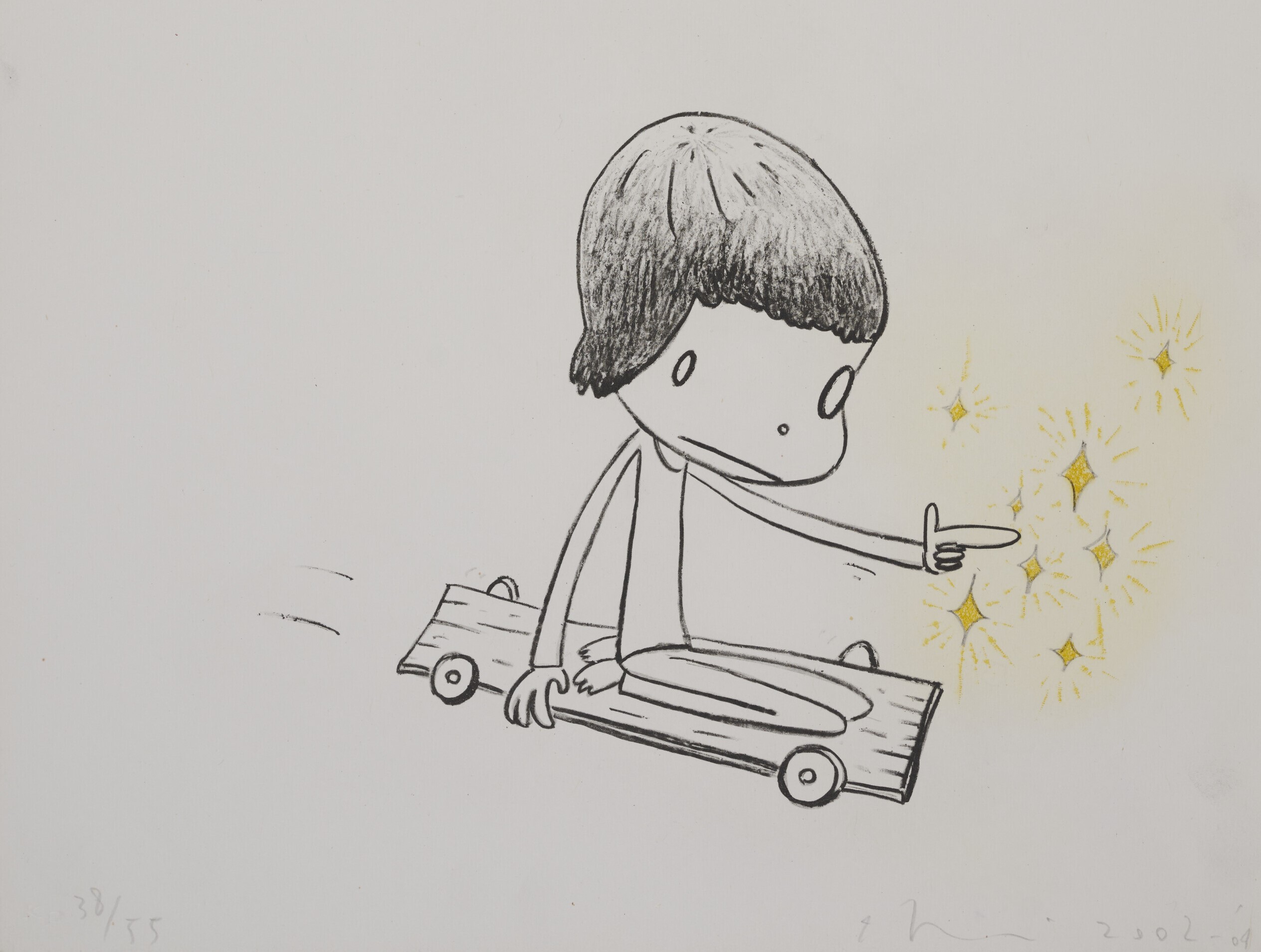 Yoshitomo Nara - Dizzy on Wheels
