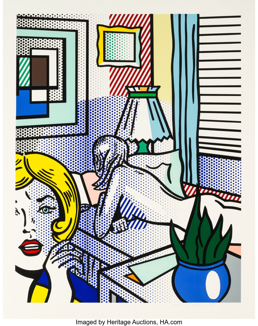 Roy Lichtenstein - Roommates, from Nude Series
