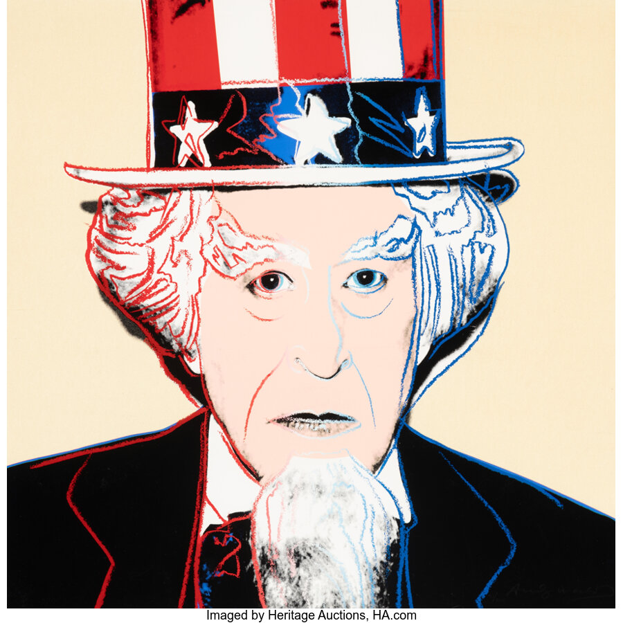 Andy Warhol - Uncle Sam, from Myths