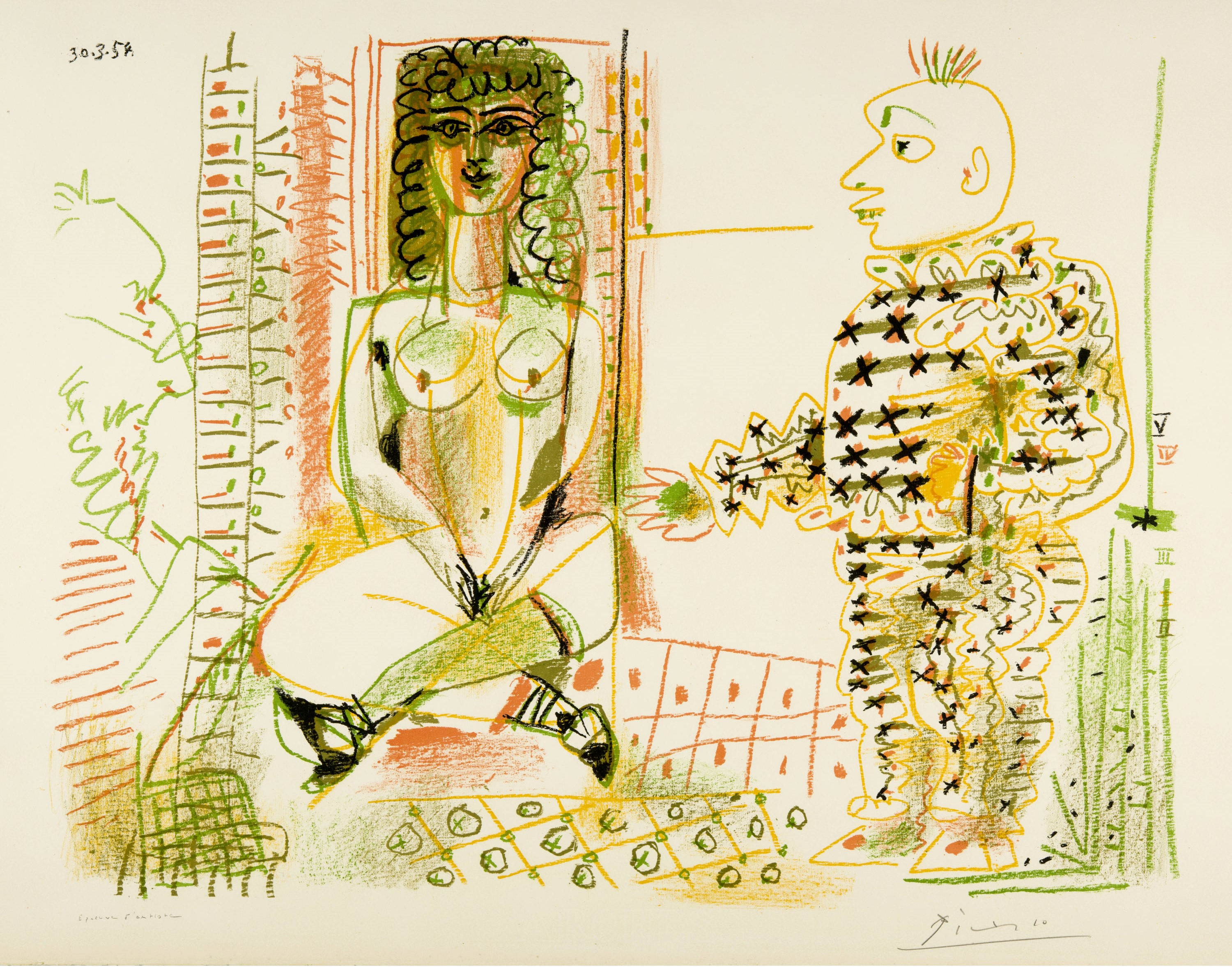 Pablo Picasso - Le peintre et son modèle