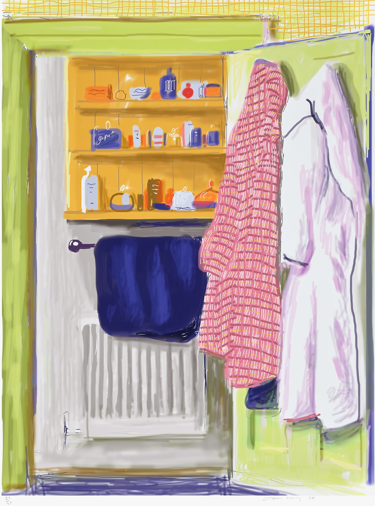 David Hockney - Untitled (577) (Two Robes)