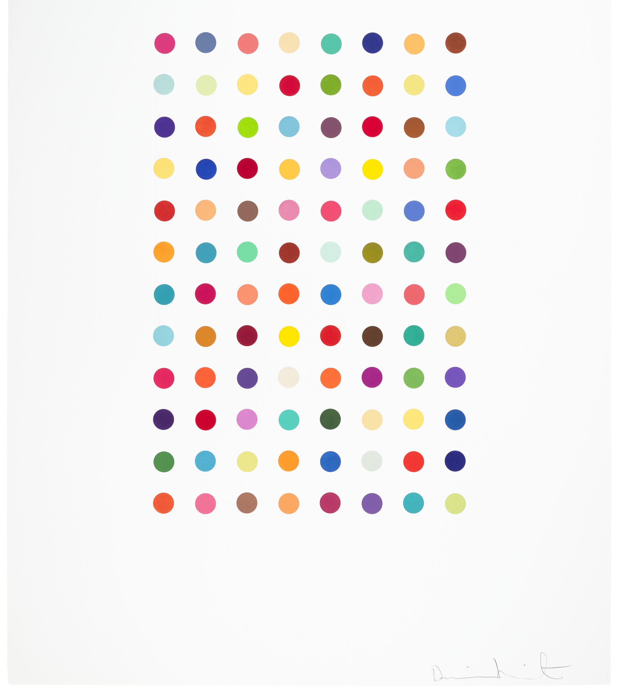 Damien Hirst - Xylene Cyanol Dye Solution