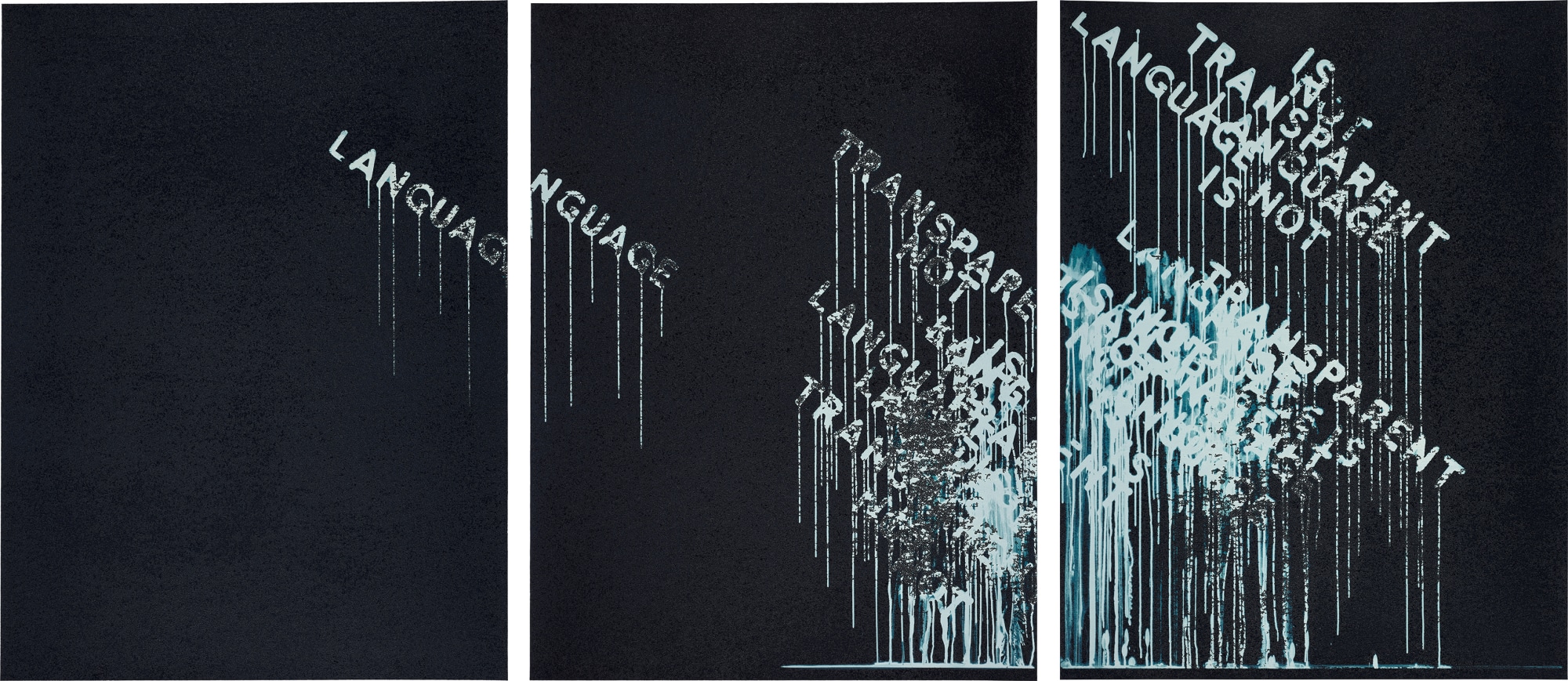 Mel Bochner - Language Is Not Transparent (K.W. 2017.01)