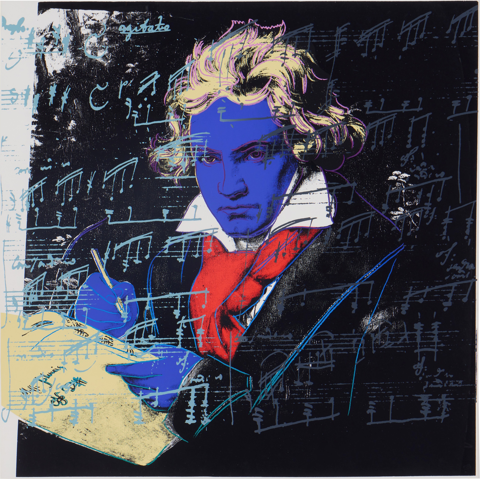 Andy Warhol - Beethoven (Feldman & Schellmann II.390)