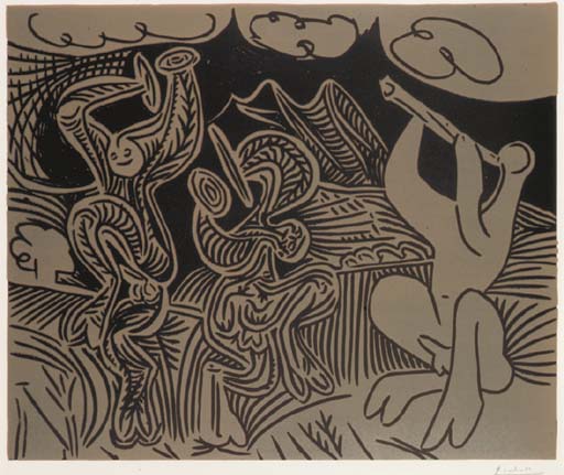 Pablo Picasso - Danseurs et musicien