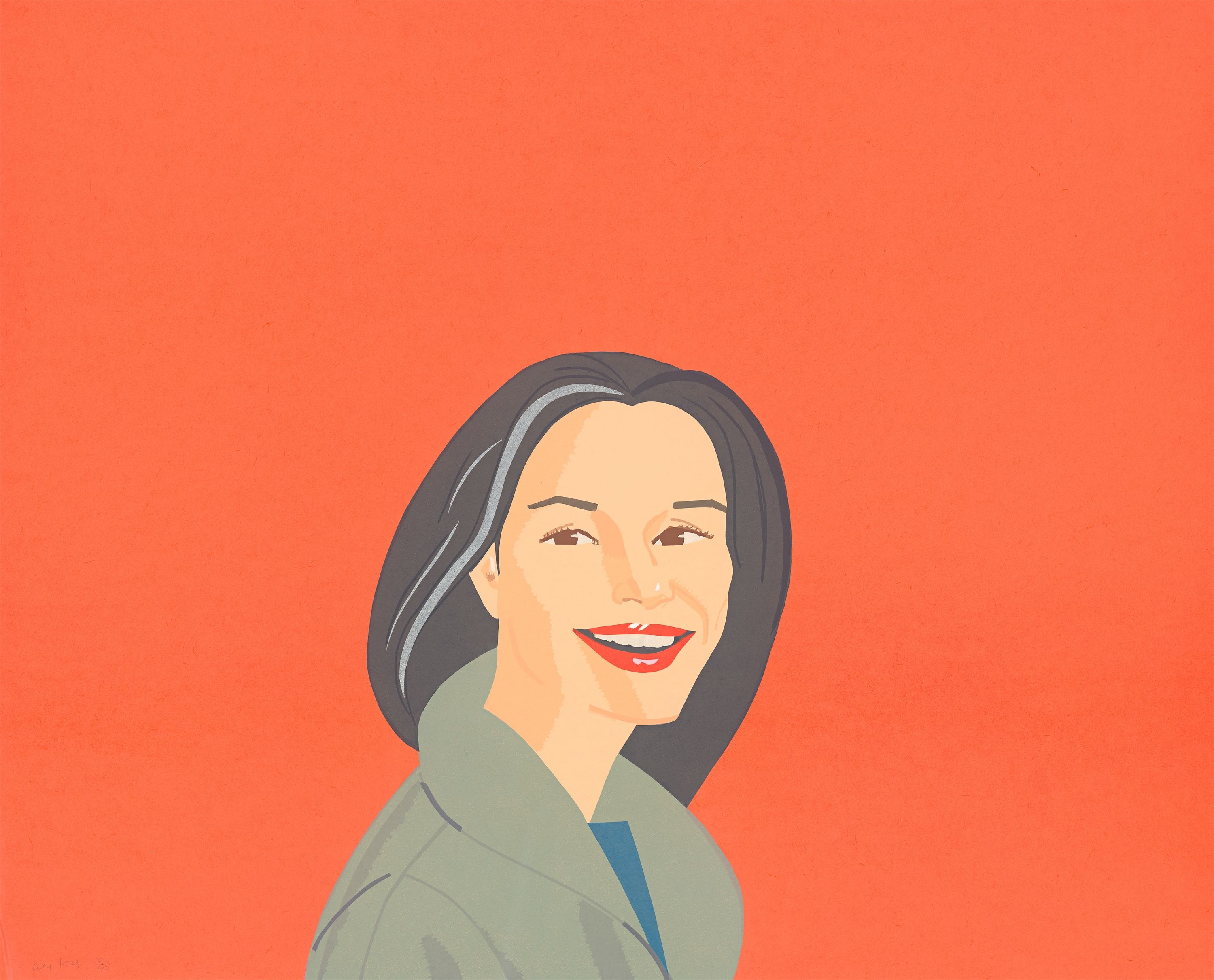 Alex Katz - Big Red Smile. 1995