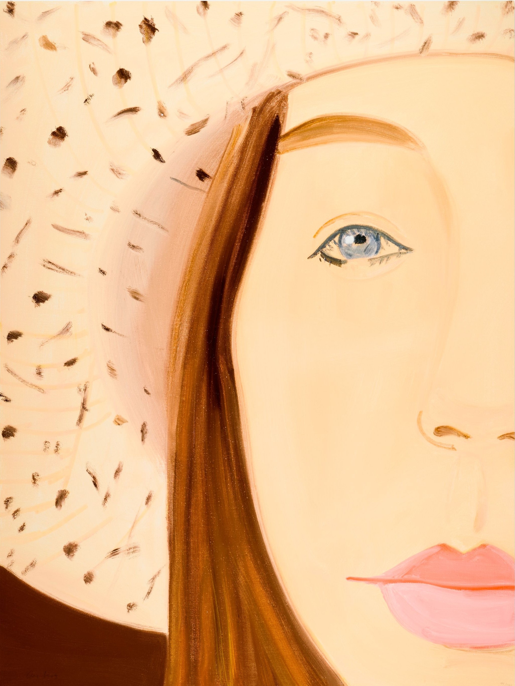 Alex Katz - Straw Hat II