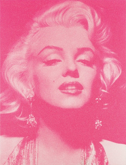 Russell Young - Marilyn Portrait "Reach out and touch Faith